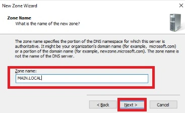 Zone name