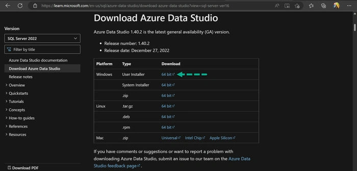 Azure Data Studio 