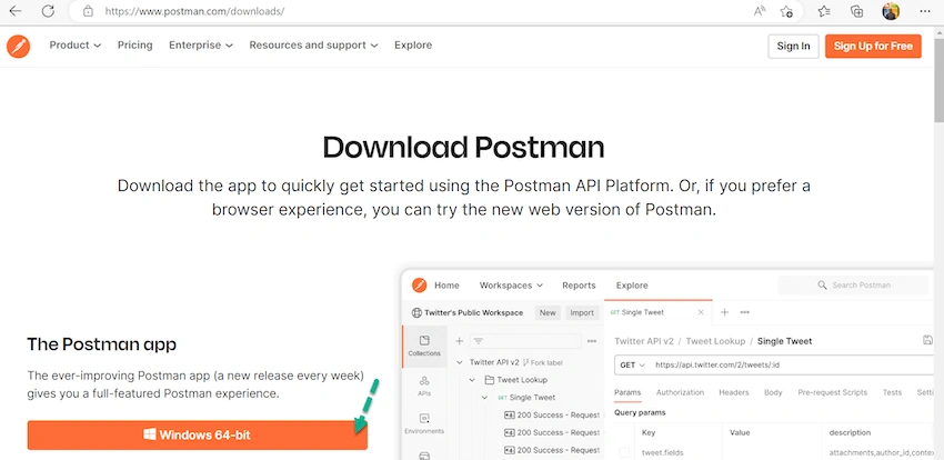 Download and Install Postman