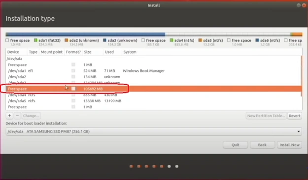 you have to manually allocate your memory to Ubuntu