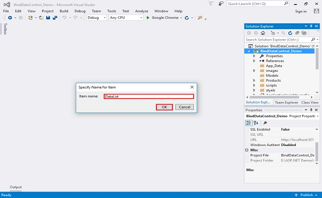 Bind DataList Control in Asp.Net