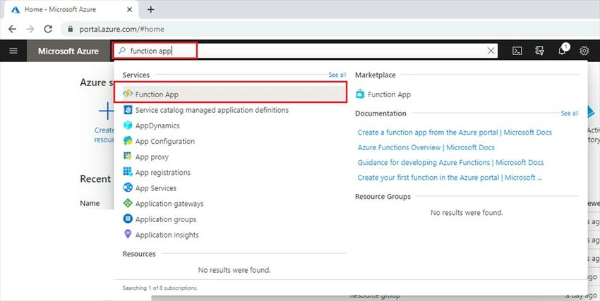 Function app