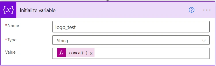 Initialize variable