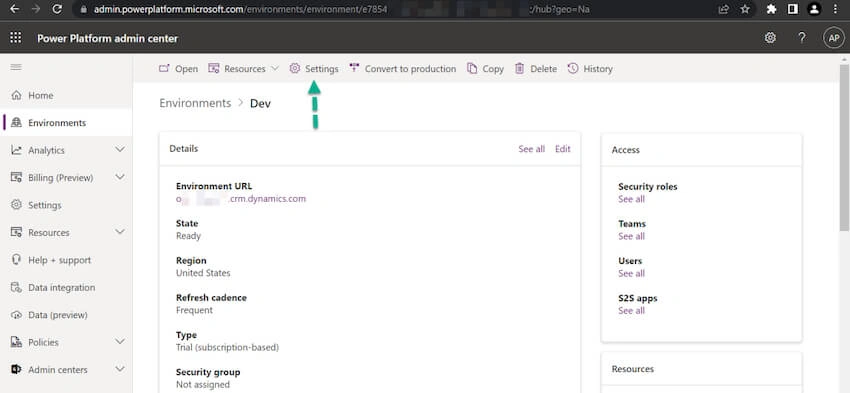 Enable Copilot (Preview) feature in Canvas Apps