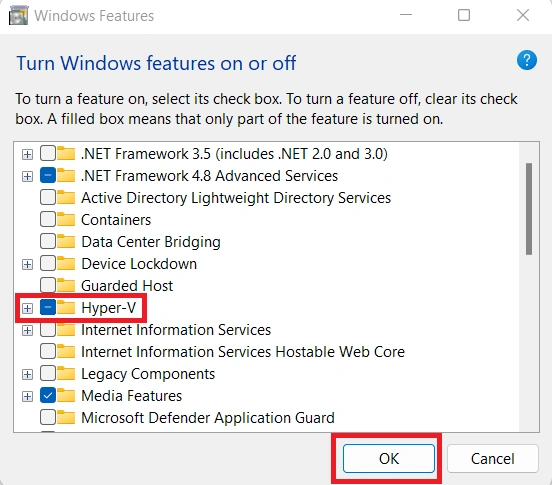 How to Enable Hyper-V Manager in Windows 11