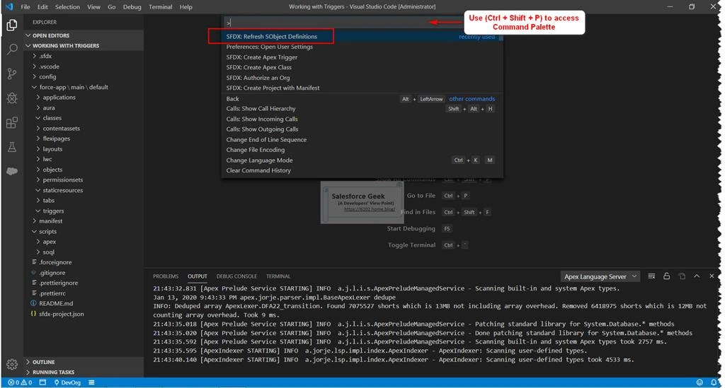 How To Enable Intellisense Support For Salesforce Apex Code In Visual Studio Code