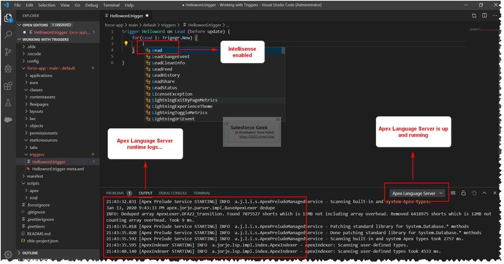 How To Enable Intellisense Support For Salesforce Apex Code In Visual Studio Code