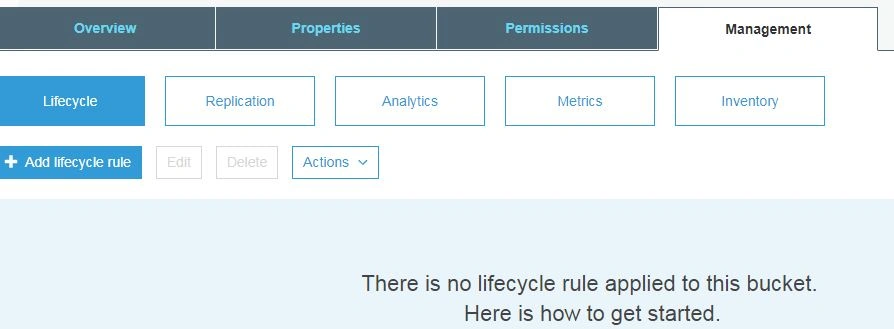 How To Enable Lifecycle Management In S3 Bucket Using AWS Portal