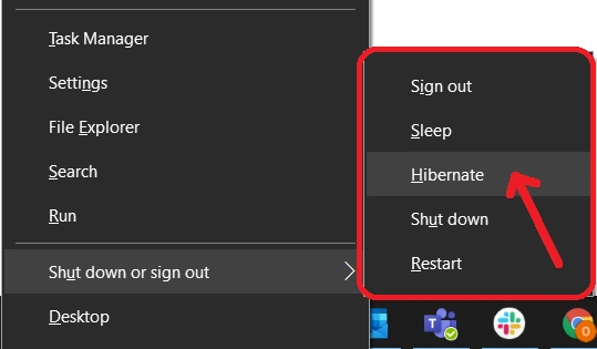 Hibernate Mode