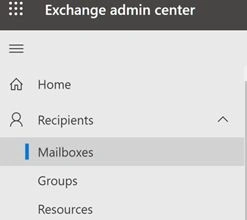 Exchange Admin Center