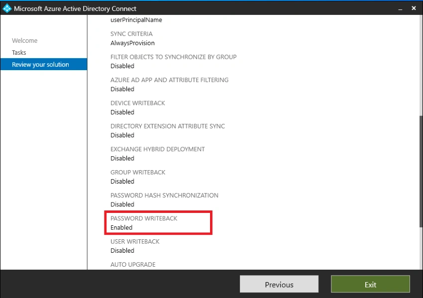 How to Enable Password Writeback SSPR in On-prem AD and Azure AD