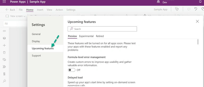 Upcoming features