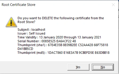 How To Enforce HTTS Development Certificate For ASP.NET Core