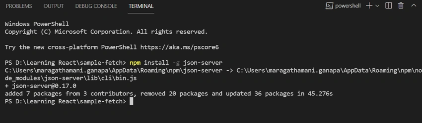 How To Fetch API Call Using JSON Server In ReactJS
