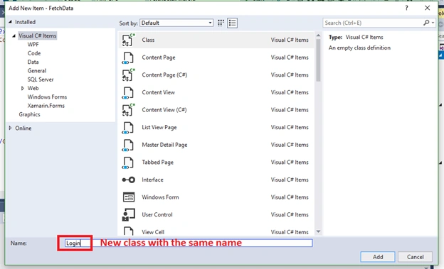 How To Fetch Data From Web API Using Xamarin.Forms