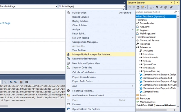 How To Fetch Data From Web API Using Xamarin.Forms