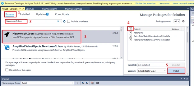 How To Fetch Data From Web API Using Xamarin.Forms