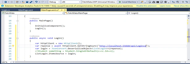 How To Fetch Data From Web API Using Xamarin.Forms