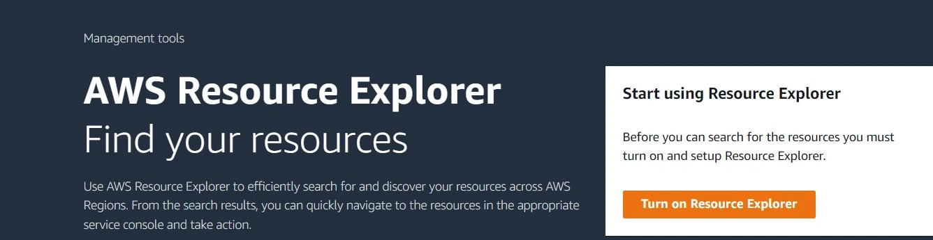 How to find AWS Resource using AWS Resource Explorer