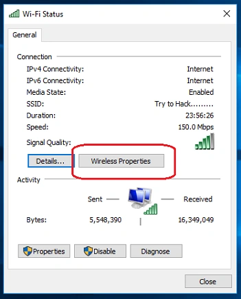 Wireless Properties