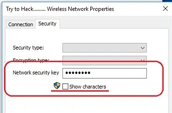 Show characters