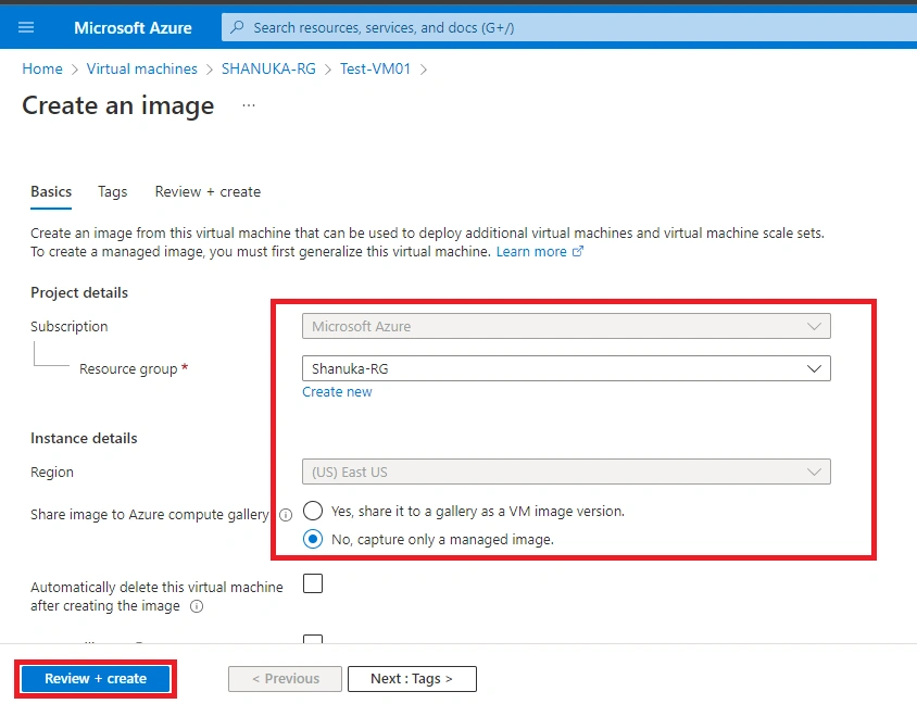 How to Generalize Virtual Machines and Create Image VMs in Azure Portal