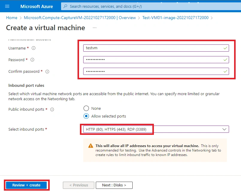 How to Generalize Virtual Machines and Create Image VMs in Azure Portal