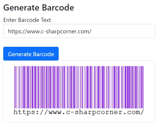 Generate Barcode