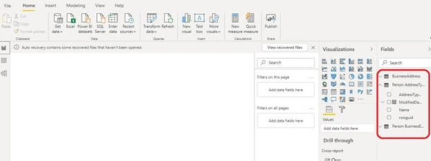 How to Generate Report from Merge Table in Power BI