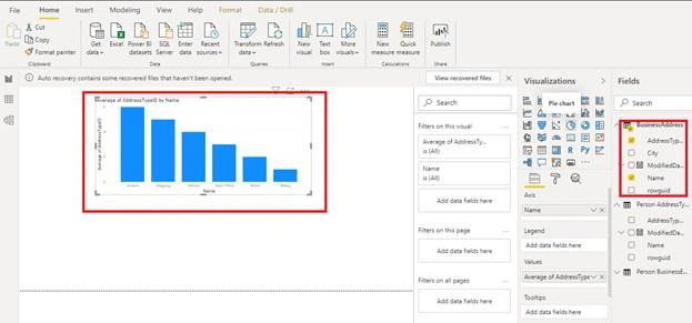 How to Generate Report from Merge Table in Power BI