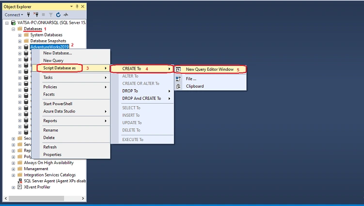 Script as option