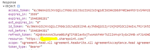 How To Get Access Token And Refresh Token For SharePoint From Ionic 3 Mobile App