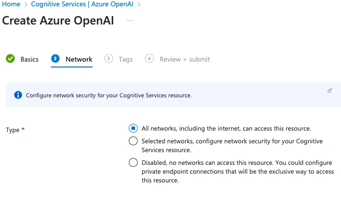 Get Azure Open AI Keys and Endpoint