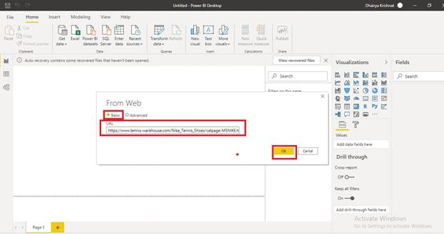 How to Get Data from Web Page into Power BI