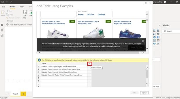 How to Get Data from Web Page into Power BI