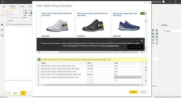 How to Get Data from Web Page into Power BI
