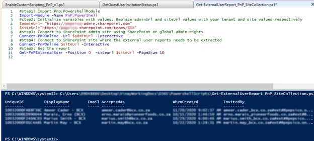How To Get External User Report in SharePoint Online Site Collection
