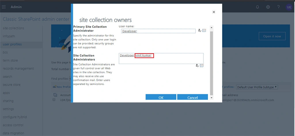 How To Get Site Admin Access Of Someone Else OneDrive For Business