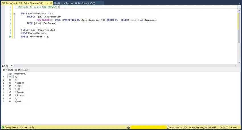 SQL Query