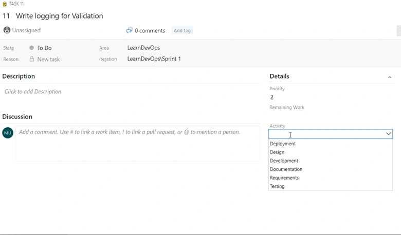Logging for validation