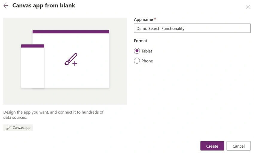 Canvas App