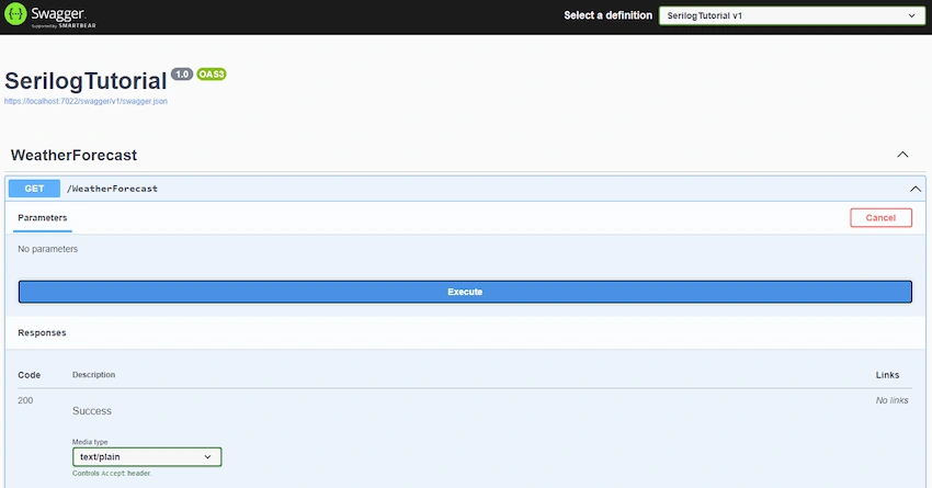 How to implement Serilog in ASP.NET Core Web API