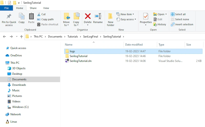 How to implement Serilog in ASP.NET Core Web API
