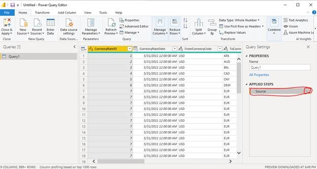 How To Import Data Directly From The SQL Query In Power BI