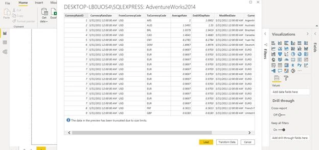 How To Import Data Directly From The SQL Query In Power BI