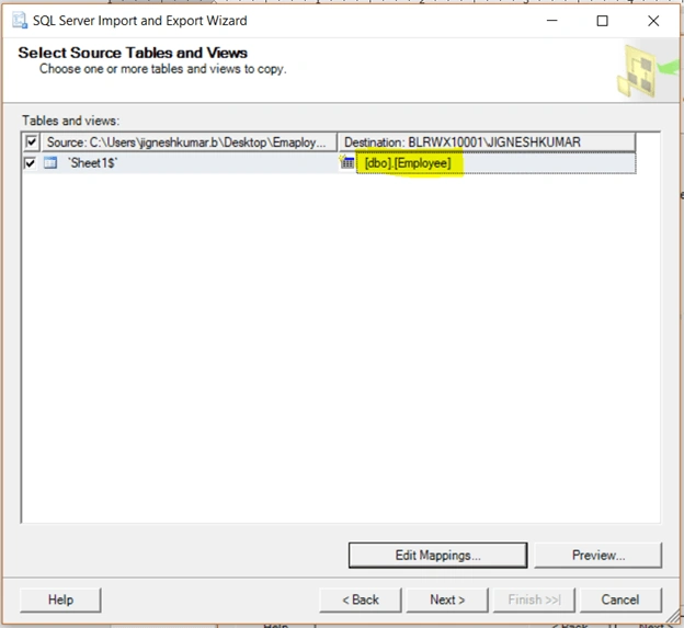 How To Import Data From Excel Data Into SQL Table In Microsoft SQL Server 2016