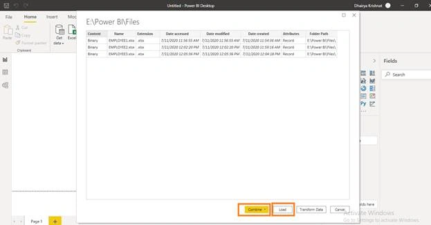 How To Import Data From Folder Into Power BI