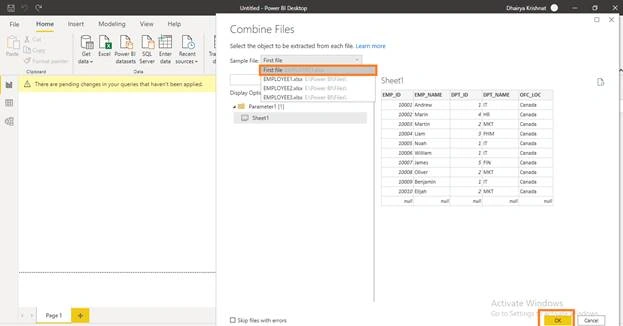 How To Import Data From Folder Into Power BI