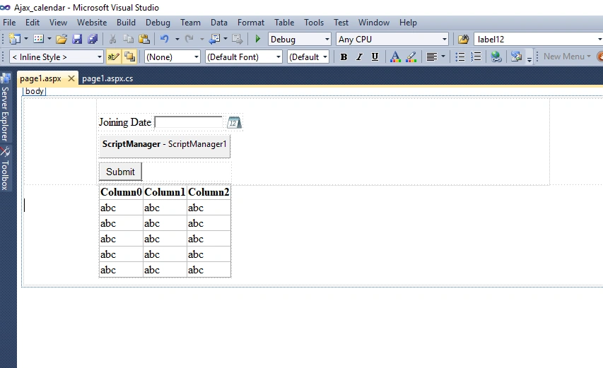 How To Insert Short Date Format(