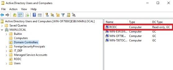 RODC server